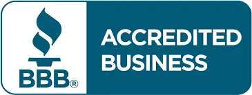 The BBB Accredited Business badge, showcasing trust and reliability for businesses.